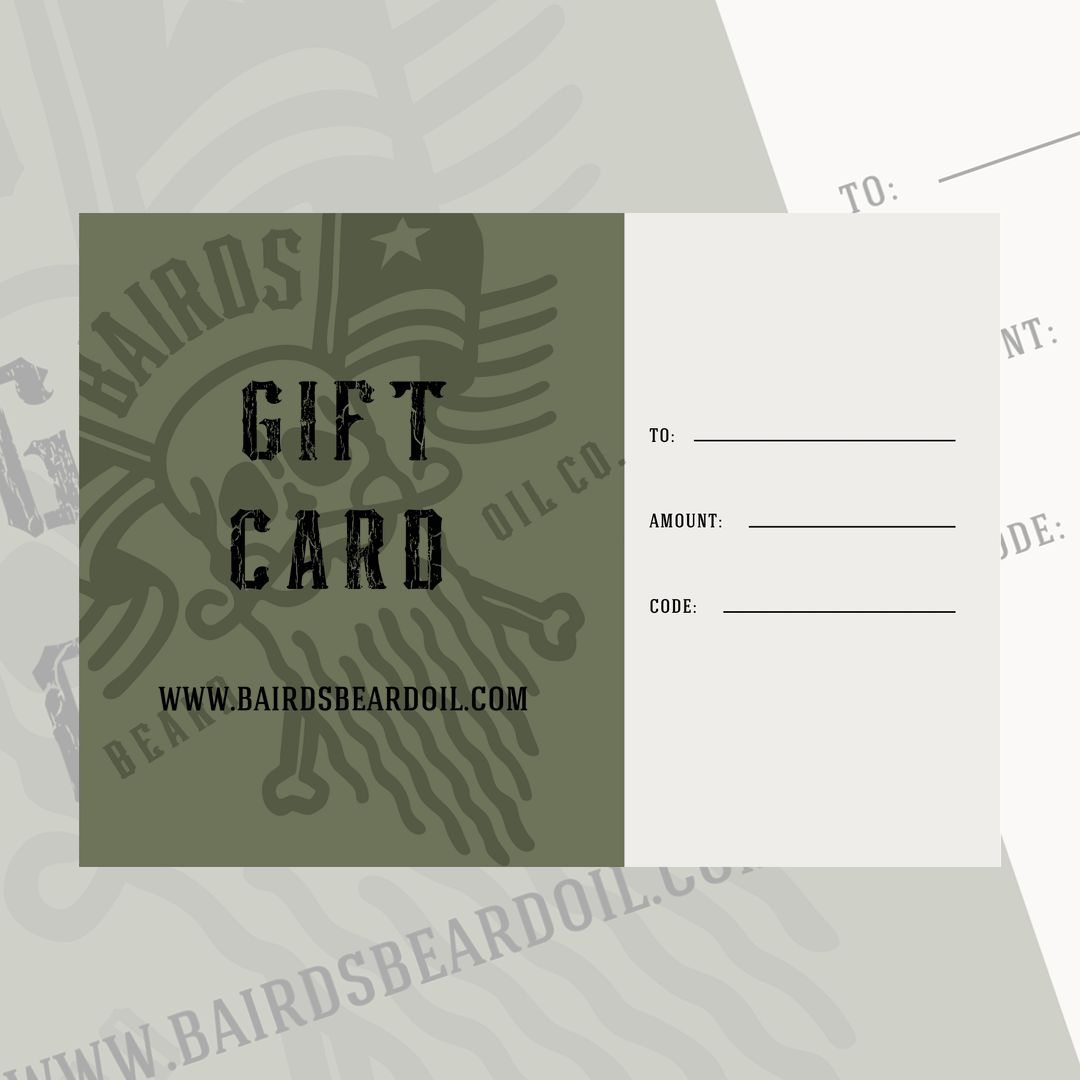 Bairds Beard Oil Gift Card