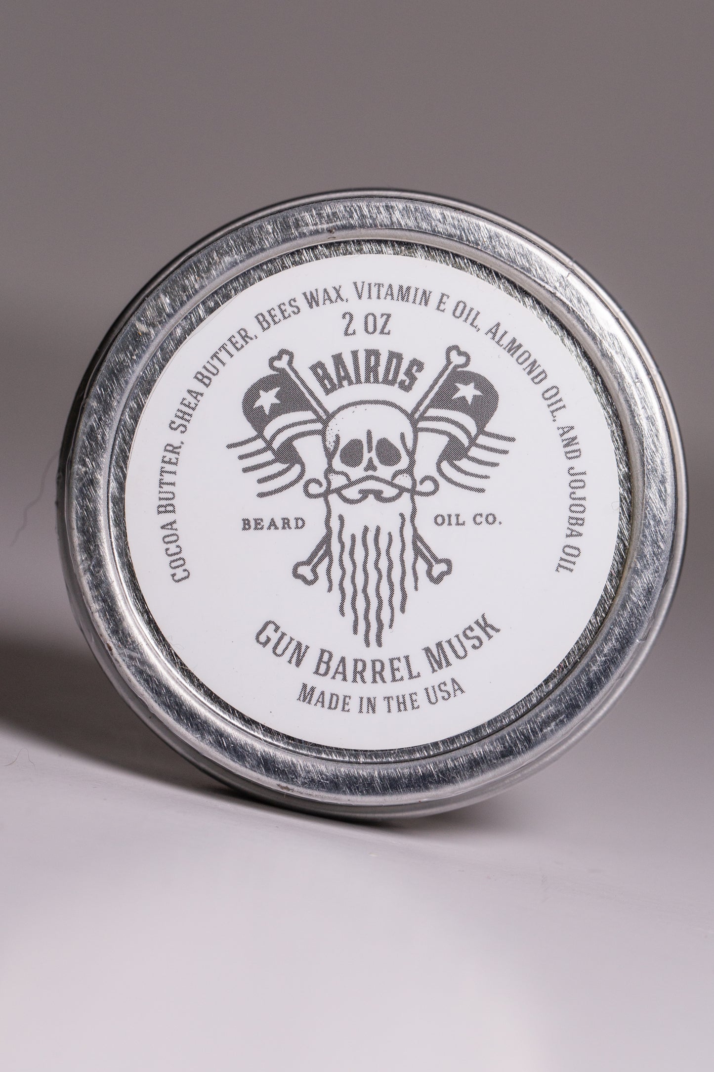 Gun Barrel Musk 2oz Beard Balm