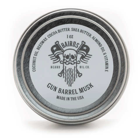 Gun Barrel Musk 1oz Beard Balm