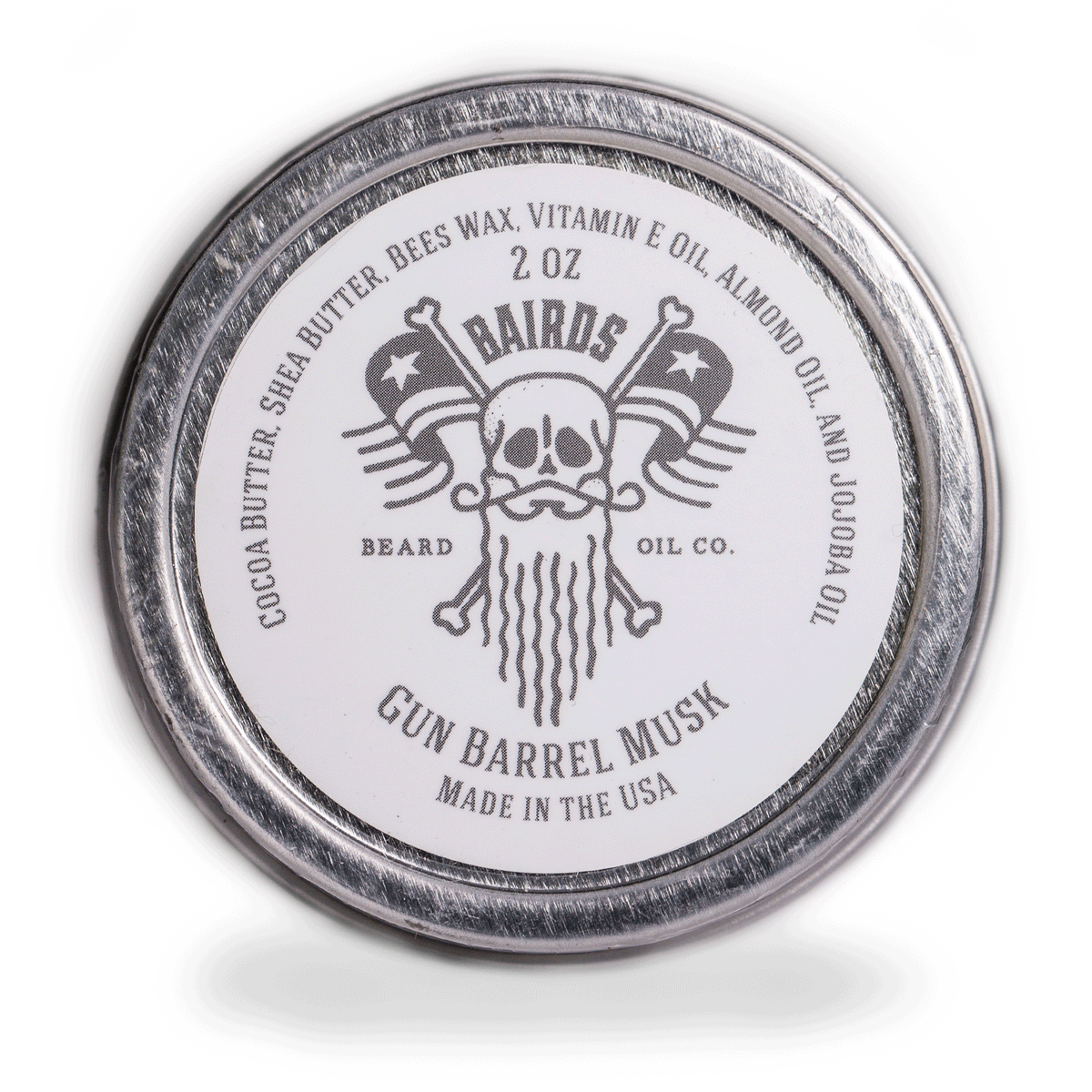 Gun Barrel Musk 2oz Beard Balm