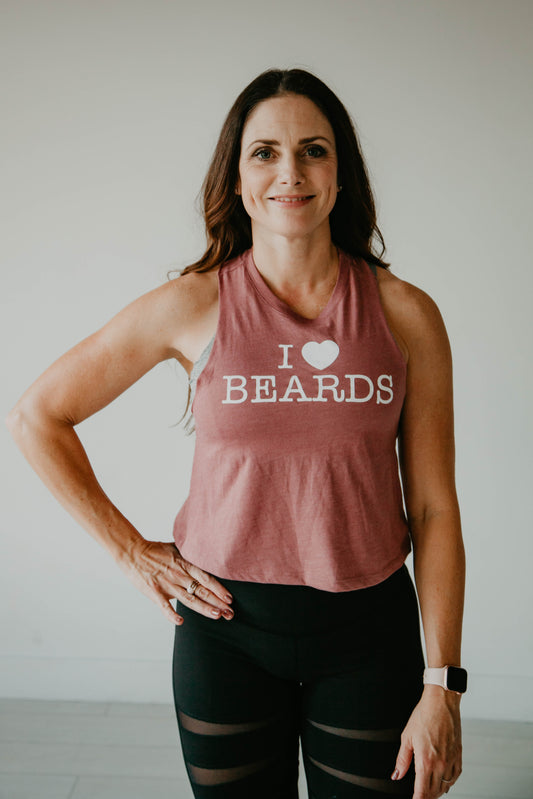 I Love Beards Womens Tank